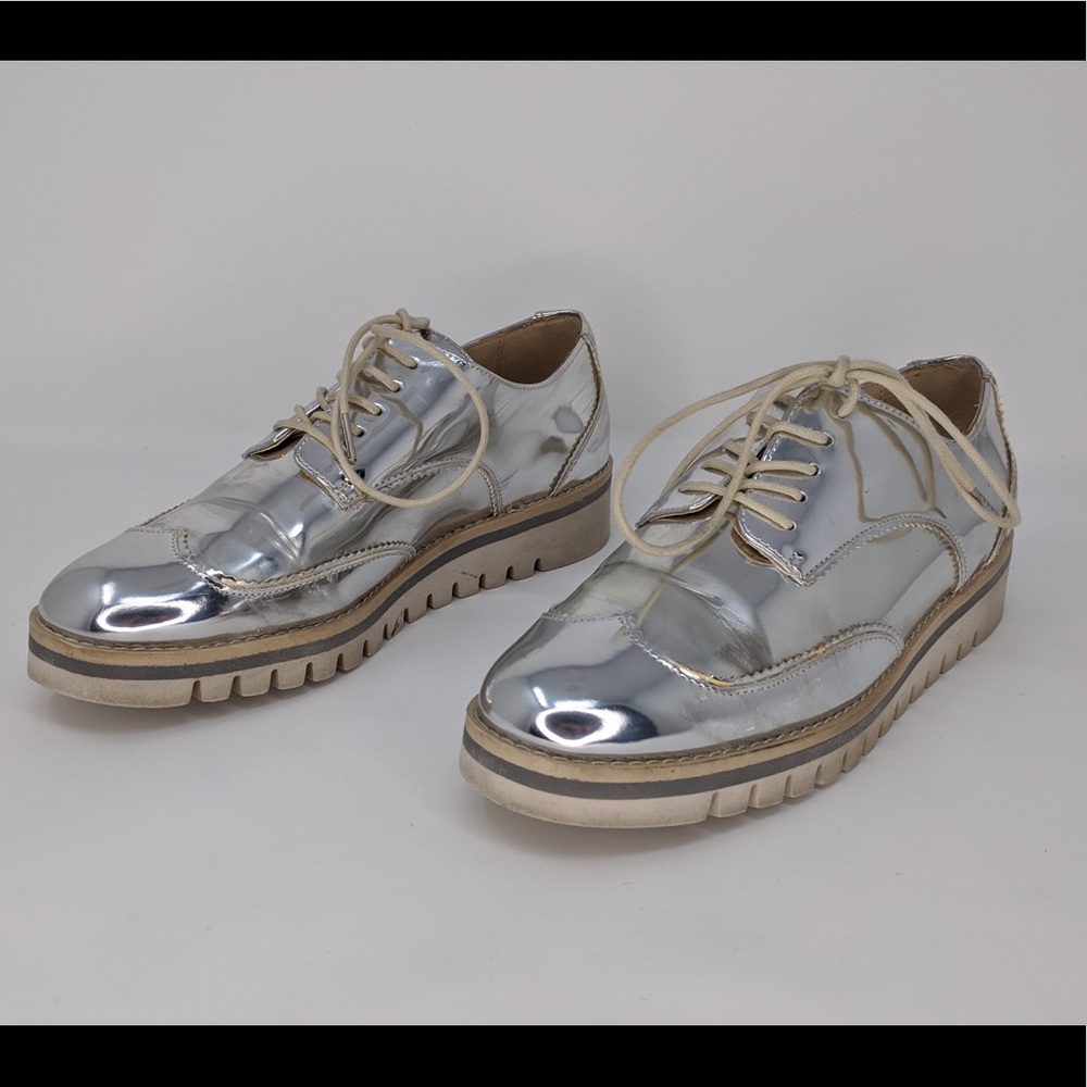 Metallic sneakers